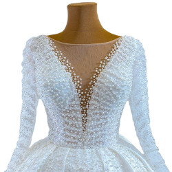 فساتين زفاف أنيقة للنساء من غوانزو أويان بتصميم سوبر فيري دريم برايد شولدر سين مثالية لحفلات الزفاف