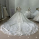 Glitter Heavy Beaded Ball Gown Women's Wedding Dresses