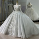 Glitter Heavy Beaded Ball Gown Women's Wedding Dresses