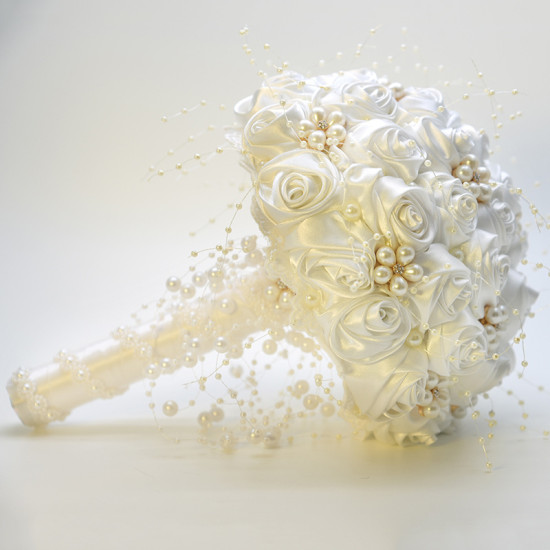 New Wedding Bouquet Flower Bouquet Bridal Bouquet With Rhinestones Artificial